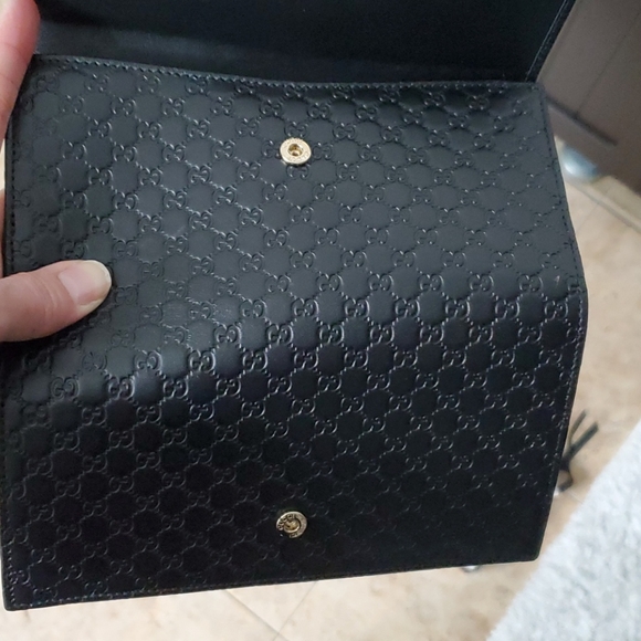 Gucci Leather Continental Wallet - Picture 7 of 8